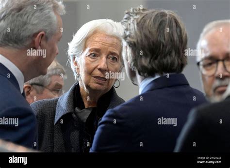 Christine Lagarde beim Trauerstaatsakt für den verstorbenen