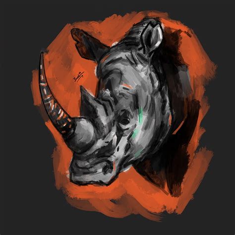 Rhino Gergedan Ilustrasyon Hop Rhino HD Phone Wallpaper Peakpx