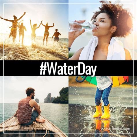 What's your favorite water activity? Enjoy World #WaterDay! | Water day, Water activities ...