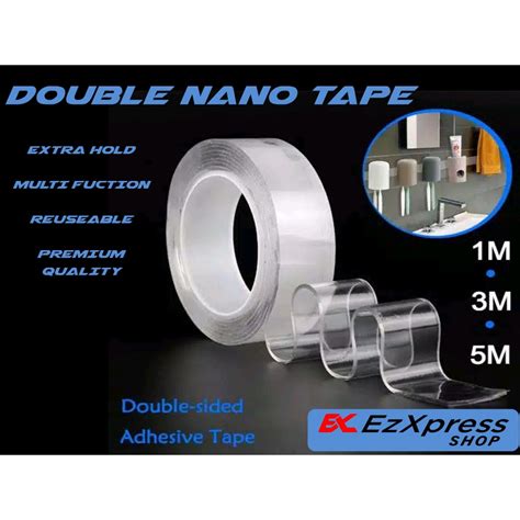 Jual TERMURAH NANO TAPE DOUBLE TAPE SELOTIP ISOLASI DUA SISI TAHAN