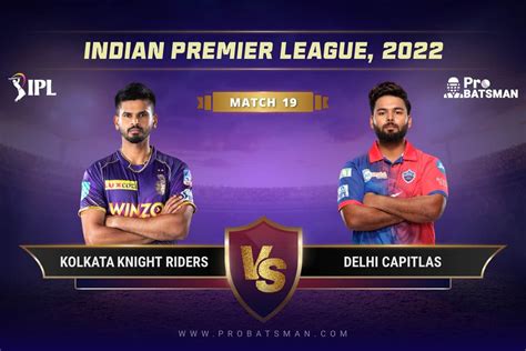 Today Match Team KKR Vs DC Dream11 Prediction Match Preview Playing