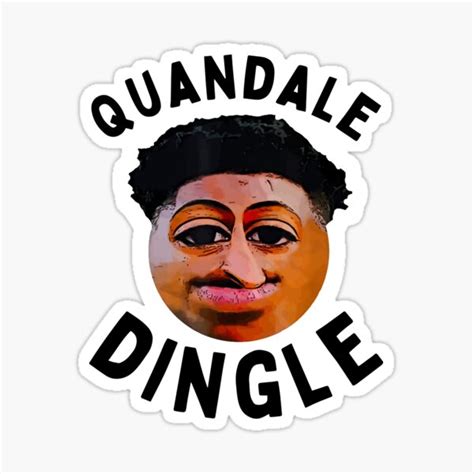 "Quandale Dingle Goofy Ahh Meme Im Pushin Dingle Quote" Sticker for Sale by Nepaz-Designs ...