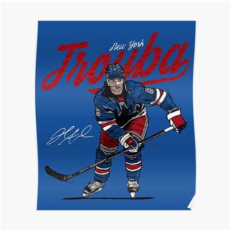 Jacob Trouba Score Poster For Sale By Wardwilliam90 Redbubble