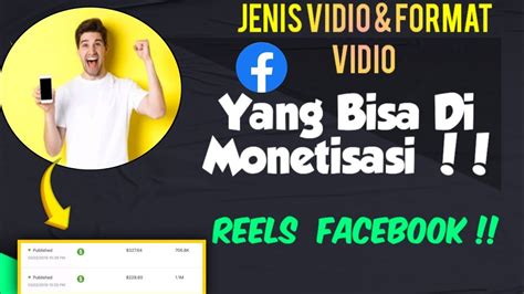 Ternyata Ini Jenis Vidio Dan Format Vidio Yang Bisa Di Monetisasi Reels