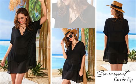 Ai Mage Women S Swimsuit Coverups Bikini Beachwear Bathing Suit Beach Cover Up Dress With