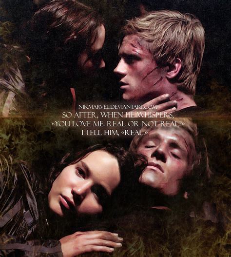 You Love Me Real Or Not Real Peeta Mellark And Katniss Everdeen Fan Art 39410604 Fanpop