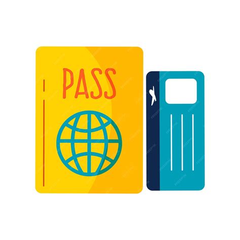 Premium Vector Vector Illustration Of Passport Icon Passport Book Flat Passport Book Design