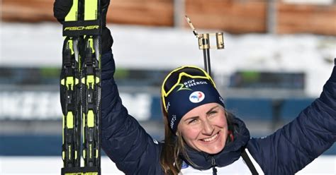 Biathlon Braisaz Bouchet Remporte La Poursuite Devant Simon