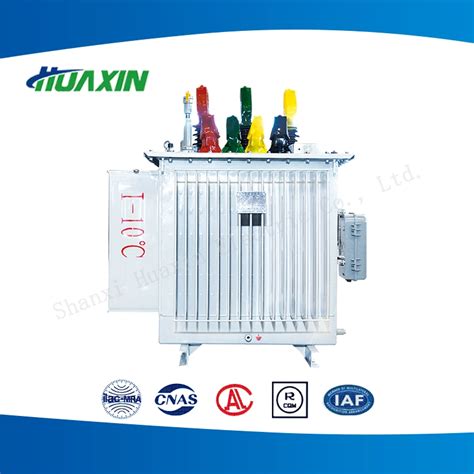 Low Loss Oil Immersed Load Capacity And Voltage Distribution Power Transformer Substation