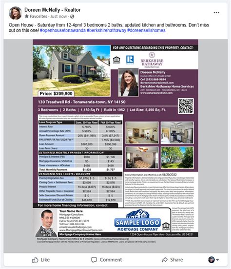 Best Mortgage Open House Flyers