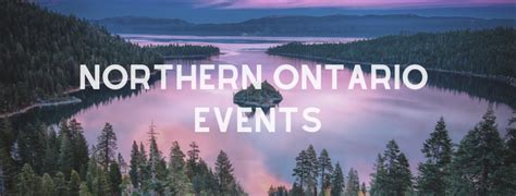 Northern Ontario Events