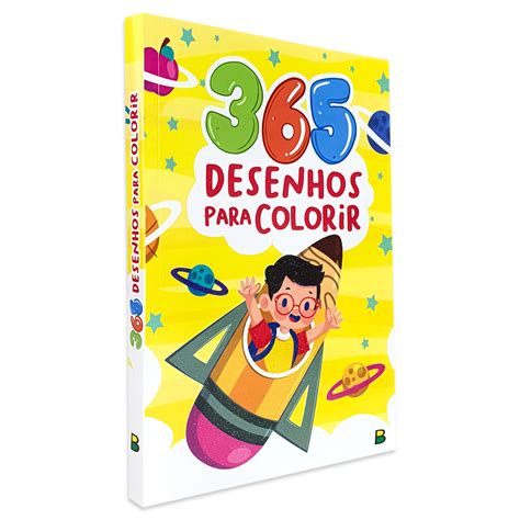 Kit Infantil Minha Primeira Bíblia 365 Desenhos para Colorir