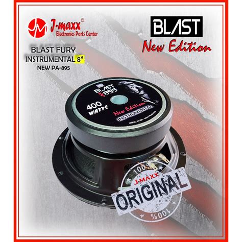 BLAST FURY NEW EDITION PA 895 Instrumental Speaker 8 Inches 400W