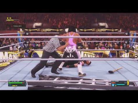 Wwe K Bret Hart Vs Kevin Owens Extreme Rules Match Youtube