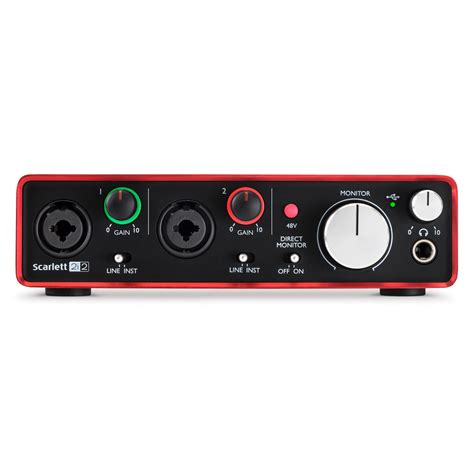 Focusrite Scarlett I Nd Gen Interface Audio Gear Music