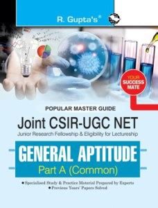 Joint CSIR UGC NET General Aptitude Part A Common Exam Guide Buy