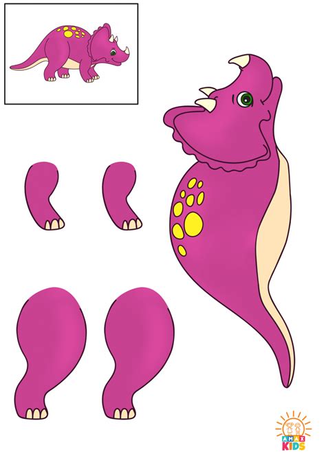 Printable Dinosaur Cut And Paste