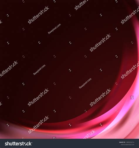 Pink Light Wave Border Background Stock Vector Royalty Free