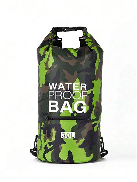 L Waterproof Swimming Bag Dry Sack Camouflage Fishing Boating