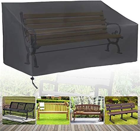 Outdoor Furniture Cover Waterproof Bench Covers Seater Windproof Anti