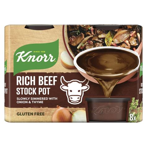 Knorr Rich Beef Stock Pot 8 X 28g British Online British Essentials