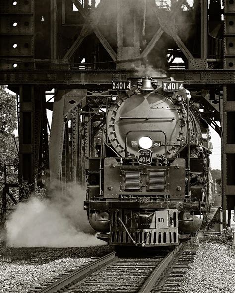 Big Boy 4014 in sepia Photograph by Andy Crawford - Fine Art America