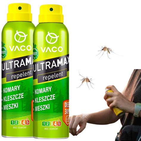 Na Komary Spray Aerozol Kleszcze Rozpylacz Vaco Ultramax Mocny Dv