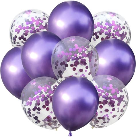 Purple Birthday Balloons