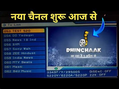 DHINCHAAK Is Coming Back On DD Free Dish L Dd Free Dish New Channel L