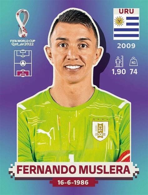 Fernando Muslera Figurinhas Da Copa Melhores Jogadores De Futebol