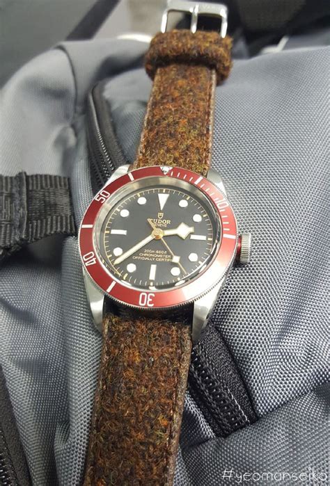 Yeoman watch review - Tudor Watch on Vario Harris Tweed strap | Harris tweed, Tweed, Leather watch