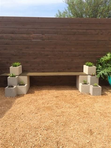 Diy Cinder Block Bench Easy 8 Step Project