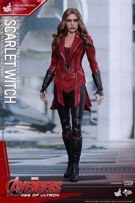 Hot Toys MMS 復仇者聯盟 奧創紀元緋紅女巫Scarlet Witch 比例人偶作品 Supereroi Attrici Celebrità