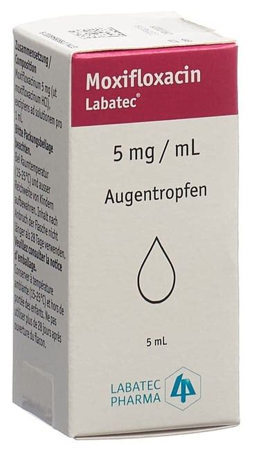 Moxifloxacine Labatec Gtt Opht Mg Ml Fl Ml Online Bestellen