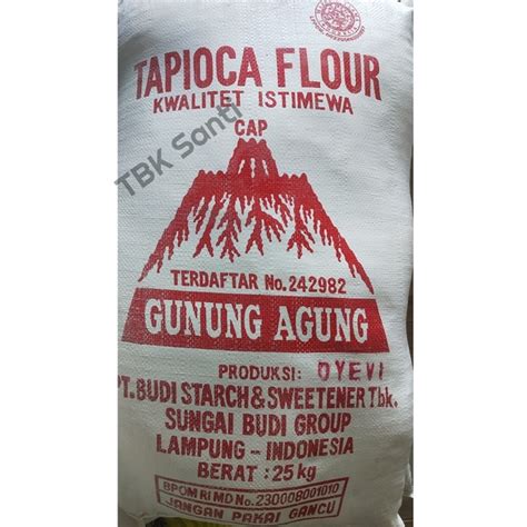 Jual Tepung Tapioka Sagu Gunung Agung Gram Repack Shopee