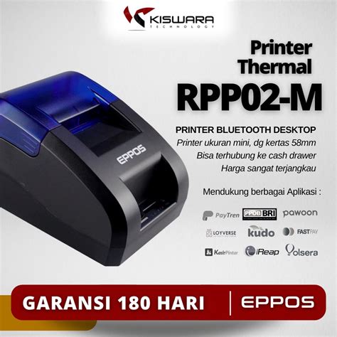 Jual Printer Bluetooth Kasir Eppos Rpp Support Cash Drawer Mini