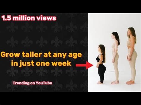 One Week Challenge Grow Taller At Any Age Height Growtallerforgirls