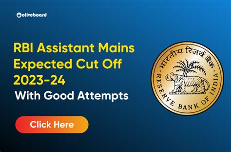 RBI Assistant Mains Expected Cut Off 2023 Check Here