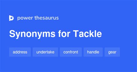 Tackle Synonyms 2 895 Words And Phrases For Tackle