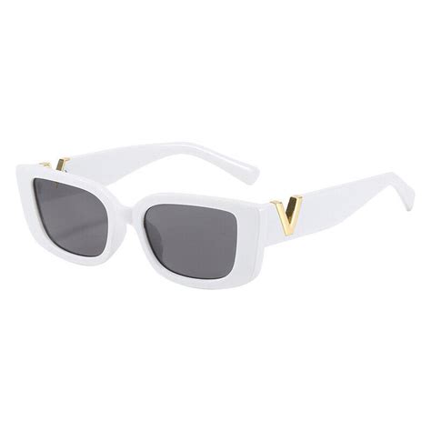 Mode Retro Y2k Rechteck Sonnenbrille Cat Eye Shades Sonnenbrille Frauen