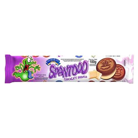 Biscoito Recheado Itamaraty Spantoo Choc Bco 80g No Shoptime