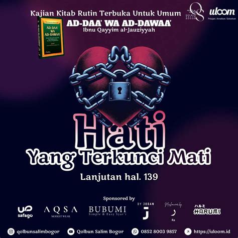 Kitab Ad Daa Wa Ad Dawaa Hati Yang Terkunci Mati Lanjutan Hal