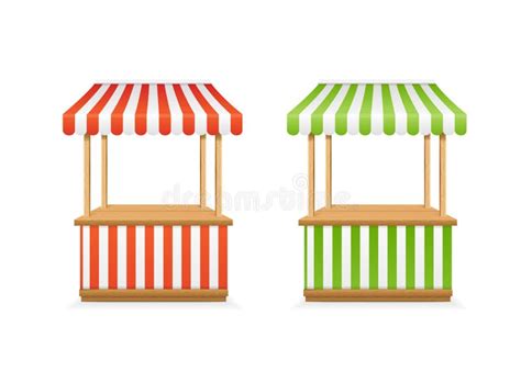 Detailed Vector Illustration Stall Stock Illustrations 130 Detailed