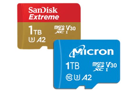 Une Carte MicroSD De 1 To Pour SanDisk Et Micron