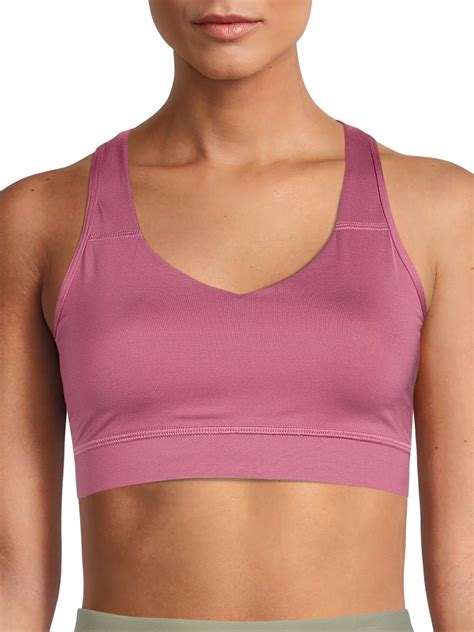 Avia Women S Medium Impact Strappy Sports Bra Walmart