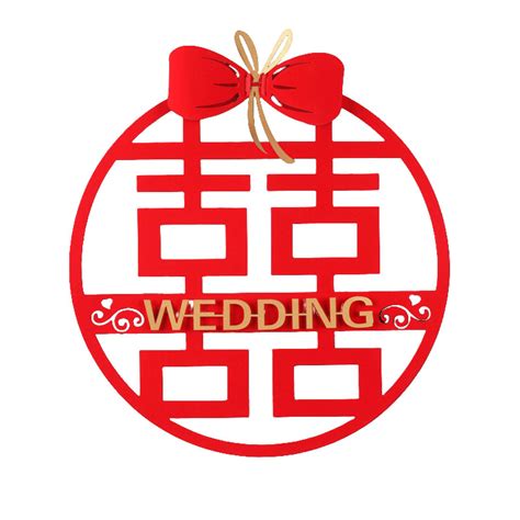 Farfi Happiness Word Wedding Sticker Hollow Eye Catching Exquisite Fine