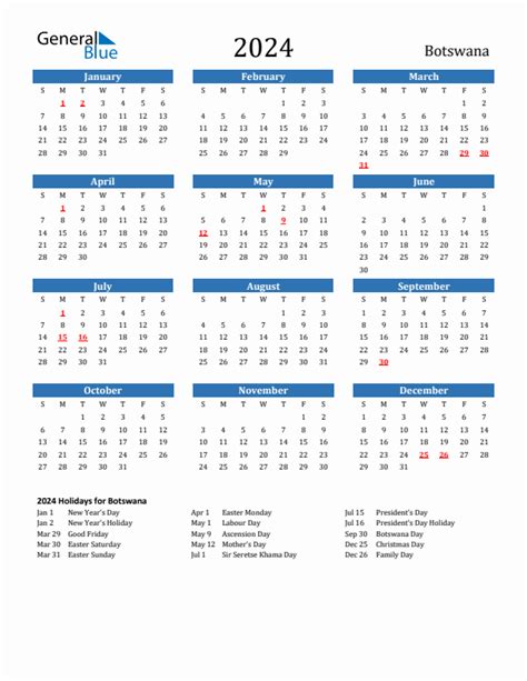 2024 School Calendar Botswana 2024 Tonye Gwenneth