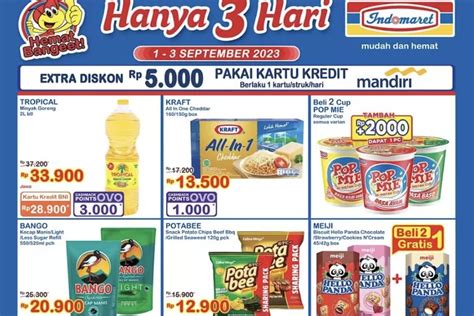 Katalog Promo JSM Indomaret Terbaru 1 3 September 2023 Rilis Cek