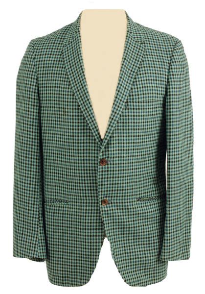 Lot Detail Elvis Presley S Owned And Worn Blue And Green Plaid