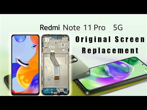 Xiaomi Redmi Note 11 Pro 5G Original Screen Replacement Tutorial